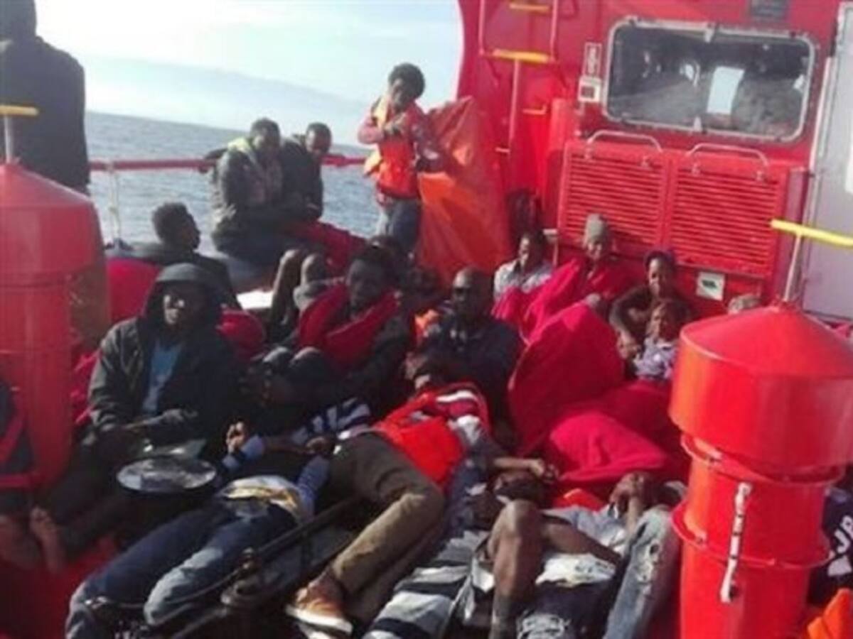 Rescatadas 177 personas, al menos nueve menores, de cuatro pateras en el mar de Alborán