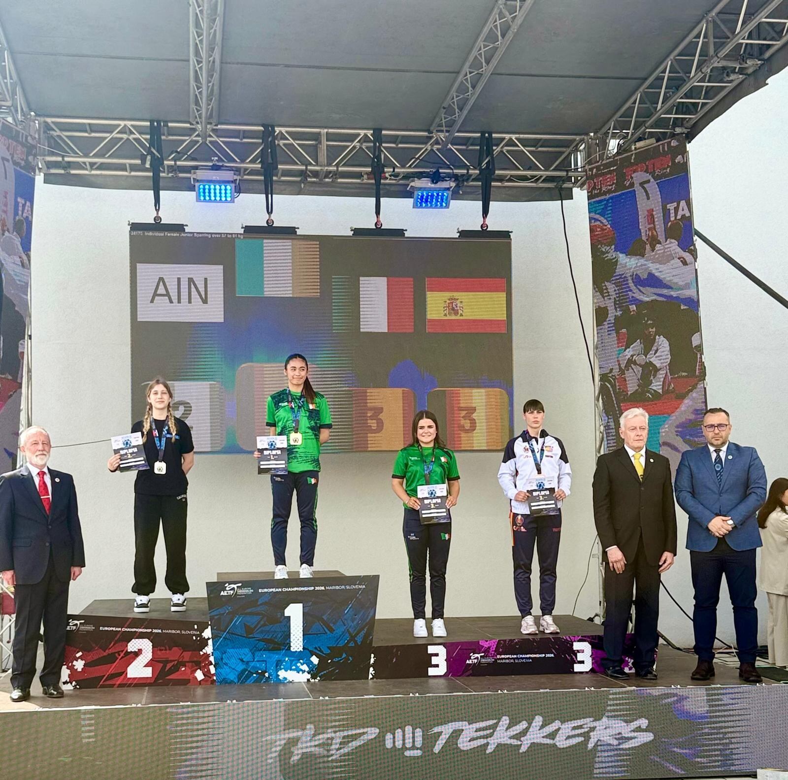 Los medallistas españoles en el Campeonato de Europa de Taekwondo-Do ITF en Eslovenia con tres medallas