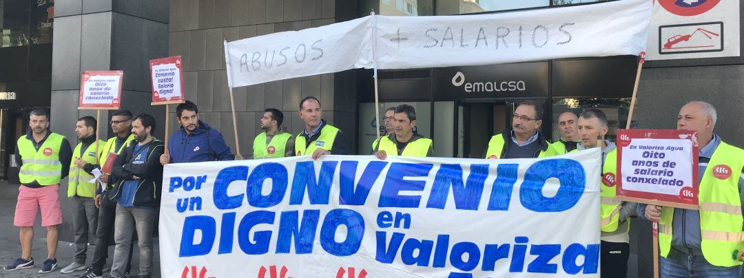 Parón y movilización en Valoriza