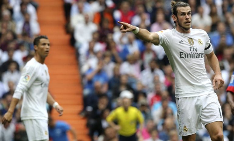 Gareth Bale, durante el partido del Real Madrid ante el Levante.