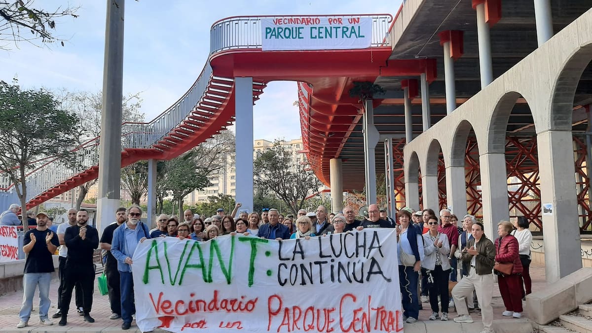 Vicente Alcaraz, portavoz de Vecindario por Un Parque Central, anuncia movilizaciones en junio y una recogida de firmas