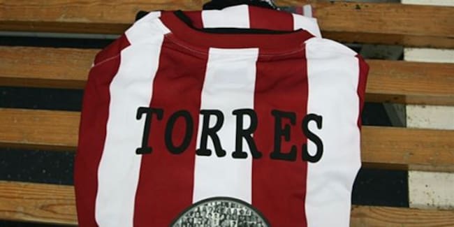 Camiseta con la que jugó Fernando Llorente (actualmente en el Juventus de Turín).