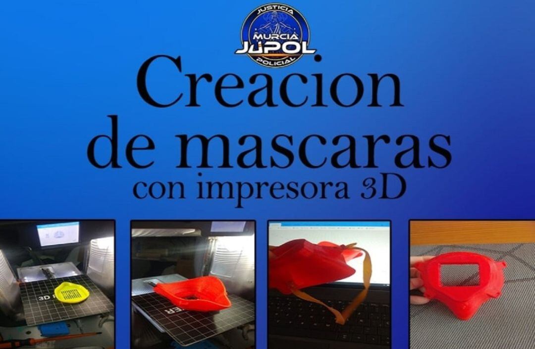 Cartel de Jupol Murcia para pedir donaciones