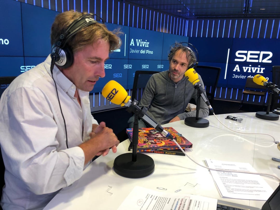 James Rhodes y Javier del Pino durante un momento de la sección