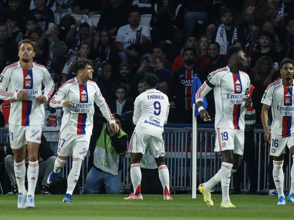 Endrick sigue brillando con el Lyon y vence al PSG en el Parque de los Príncipes
