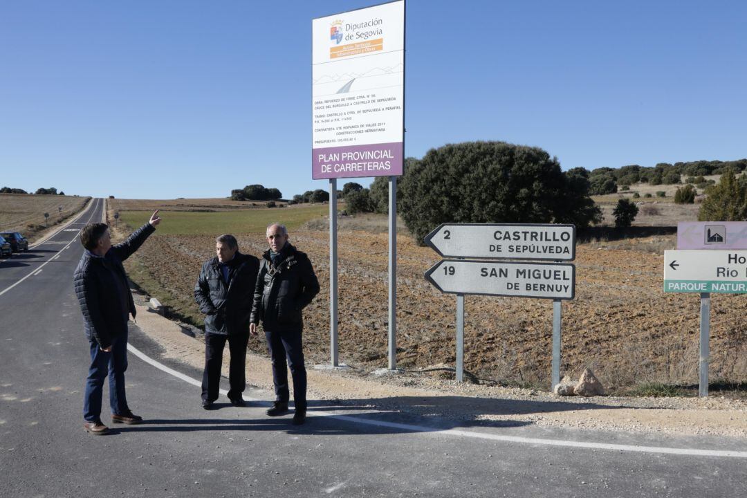 Finaliza la obra en la carretera que une Castrillo de Sepúlveda con la vía autonómica de Sepúlveda a Peñafiel