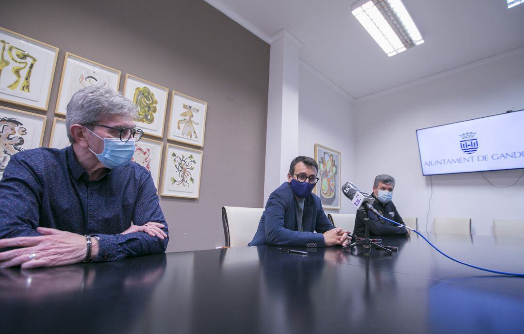 Marc Cuesta, Nacho Arnau y Salvador Morant 