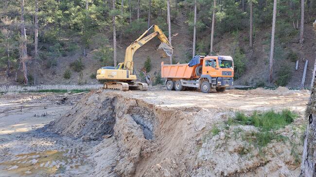 Retirada del caolín
