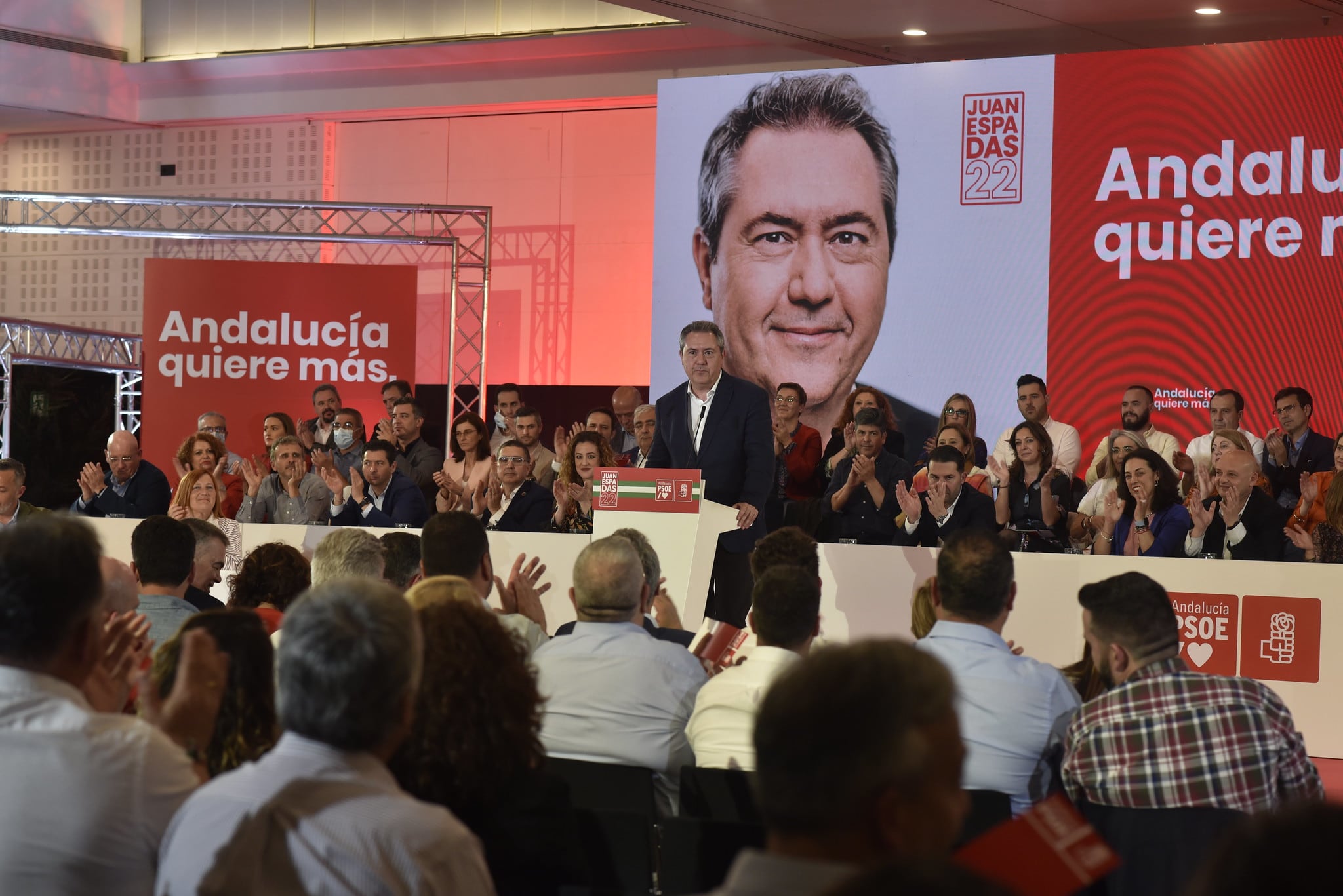 Juan Espadas interviene durante el Comité Director del PSOE-A.