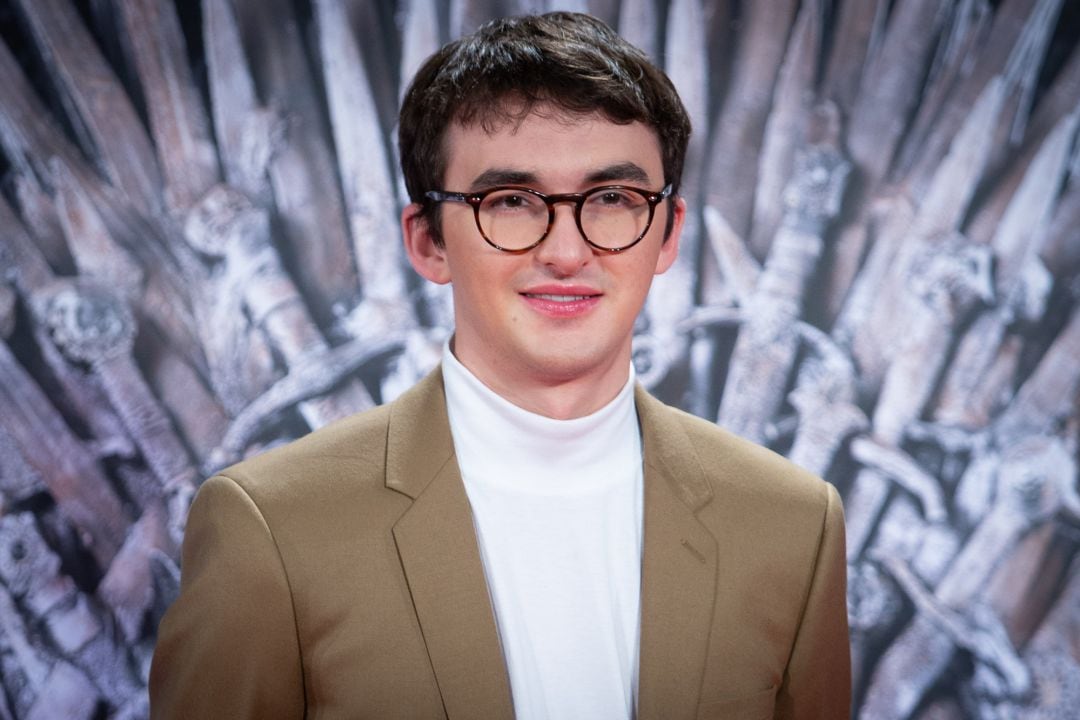  Isaac Hempstead-Wright, en la presentación de la exposición