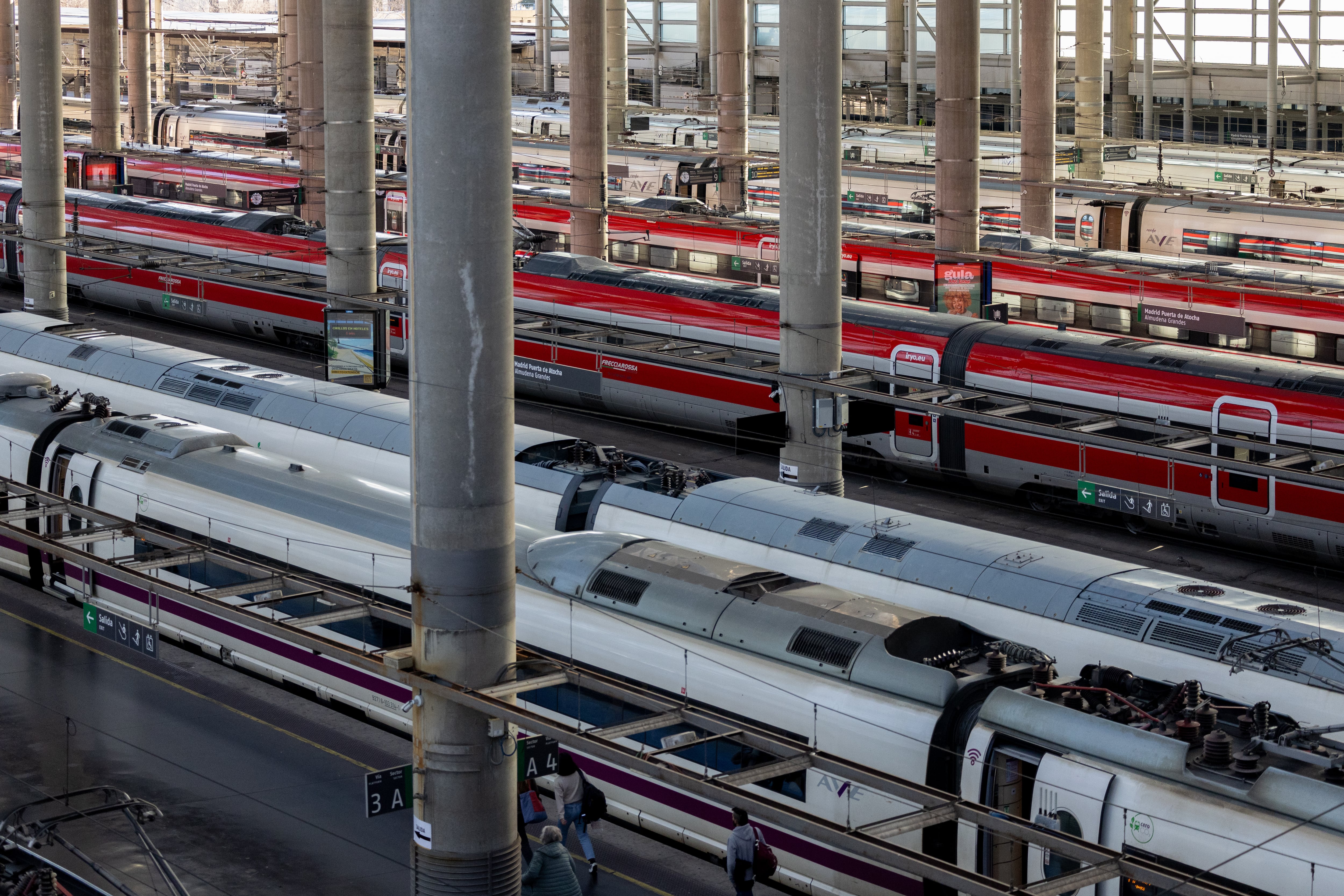 Estación de Atocha en Madrid.