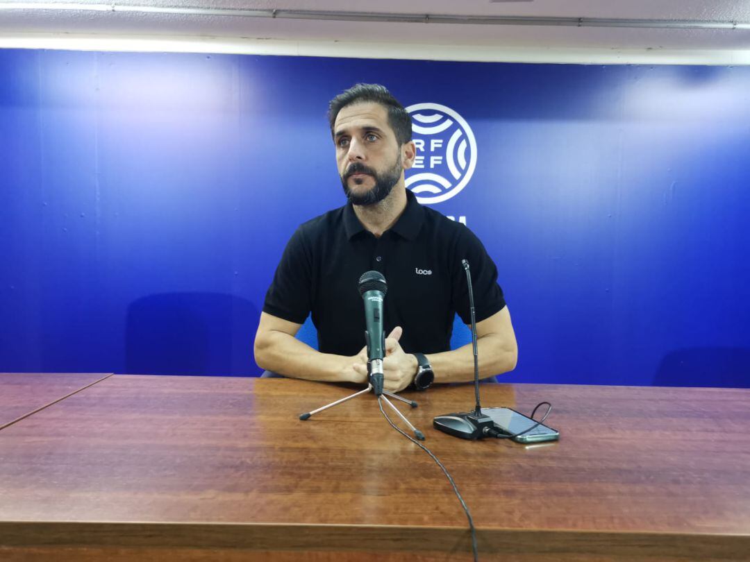 Sergio Mora, este viernes en sala de prensa