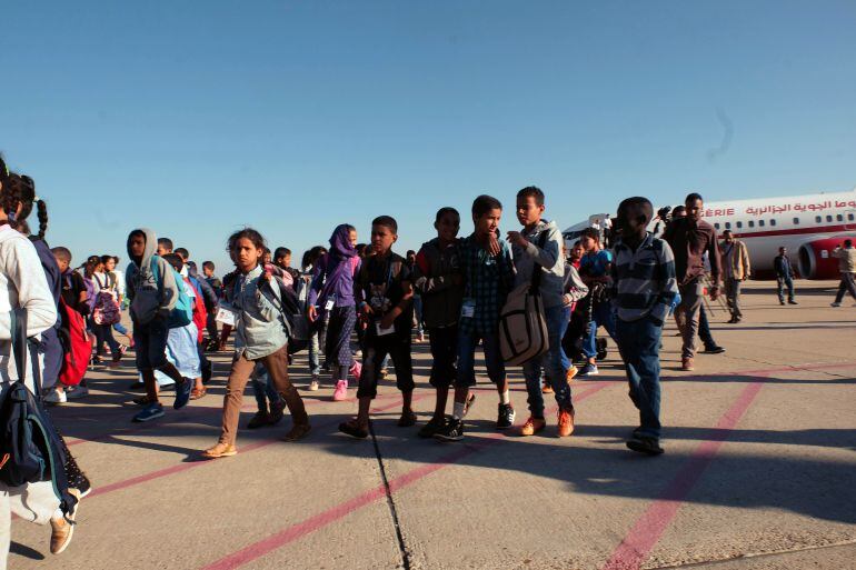 Llegada de los niños saharauis en el mes de junio