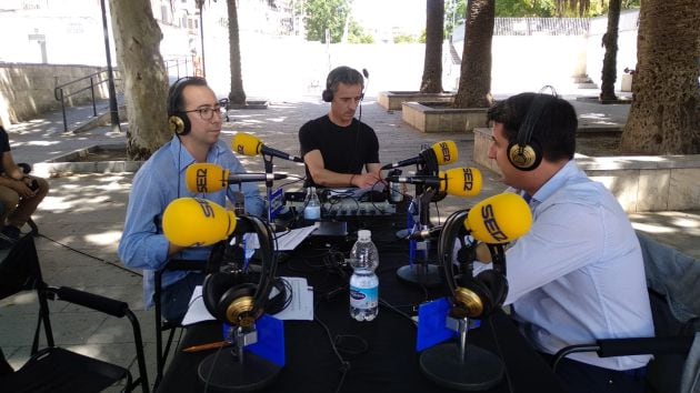 Entrevista con Pedro García en la Plaza del Pocito