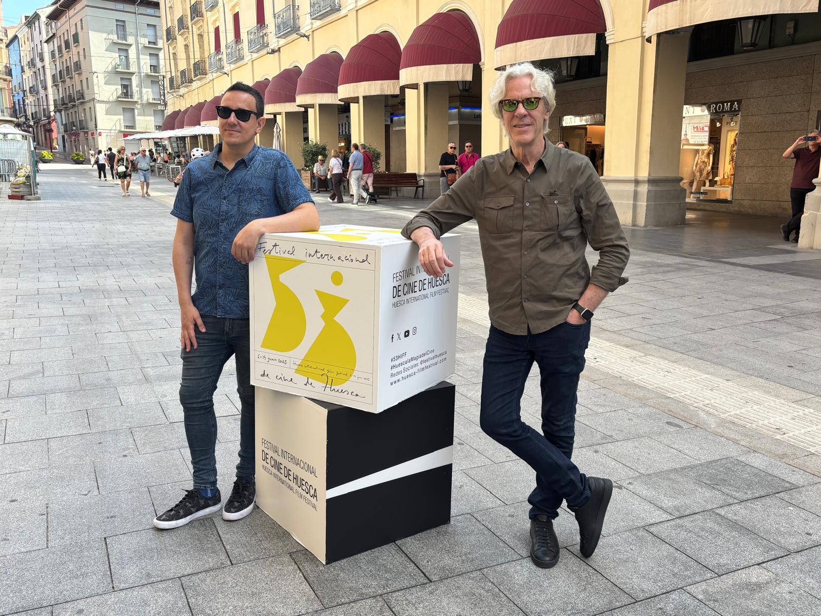 Stewart Copeland junto a Pablo Aragüés