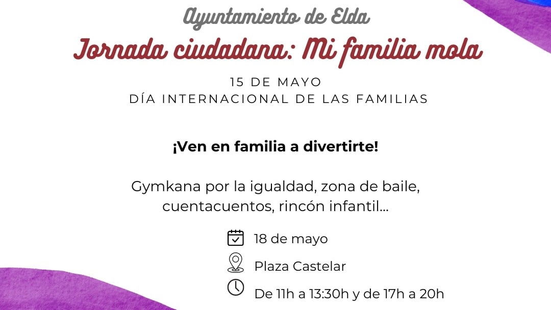 Cártel de las jornadas del Día Internacional de las Familias