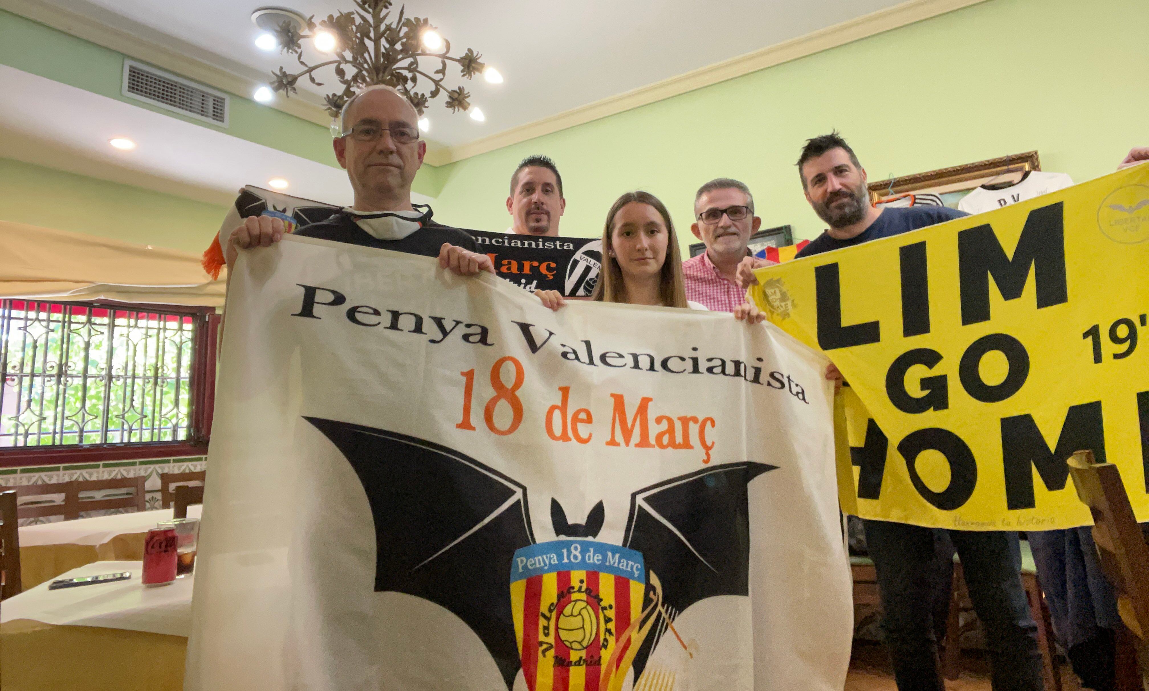 Peña valencianista 18 de marzo.