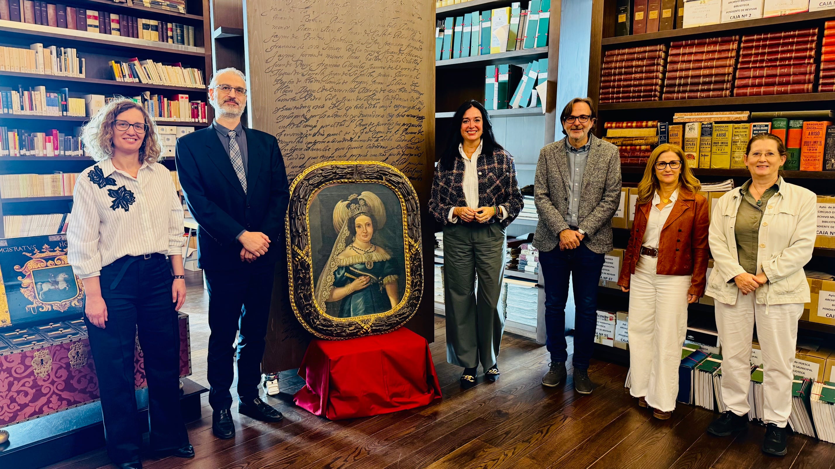 Convenio firmado este martes en el archivo municipal.