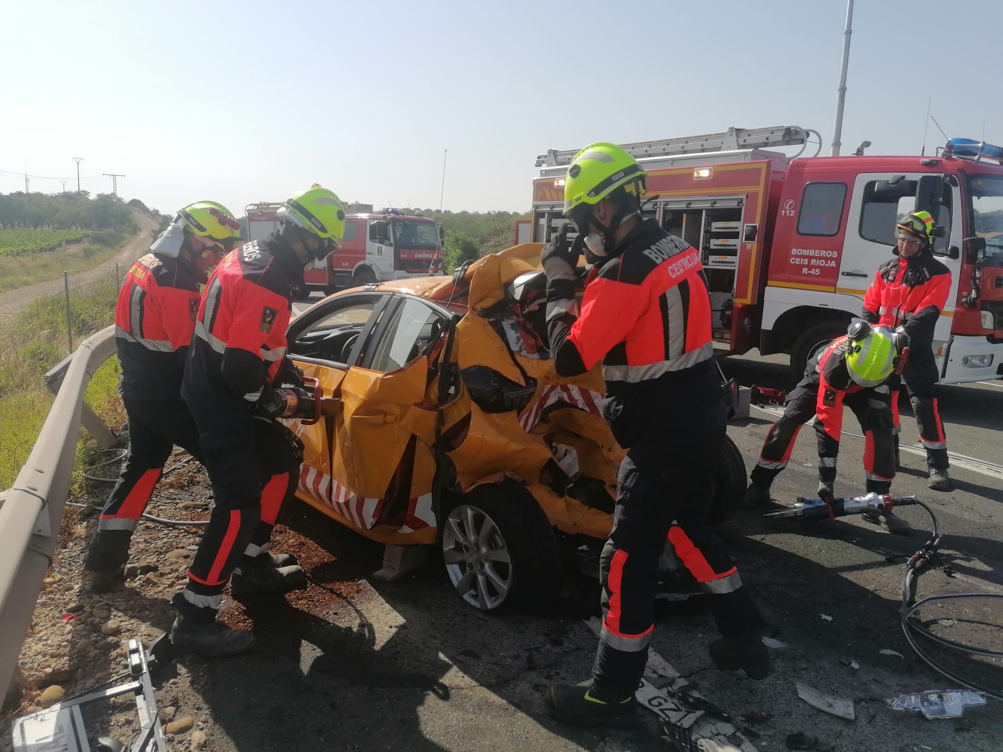 Accidente mortal en la N-232