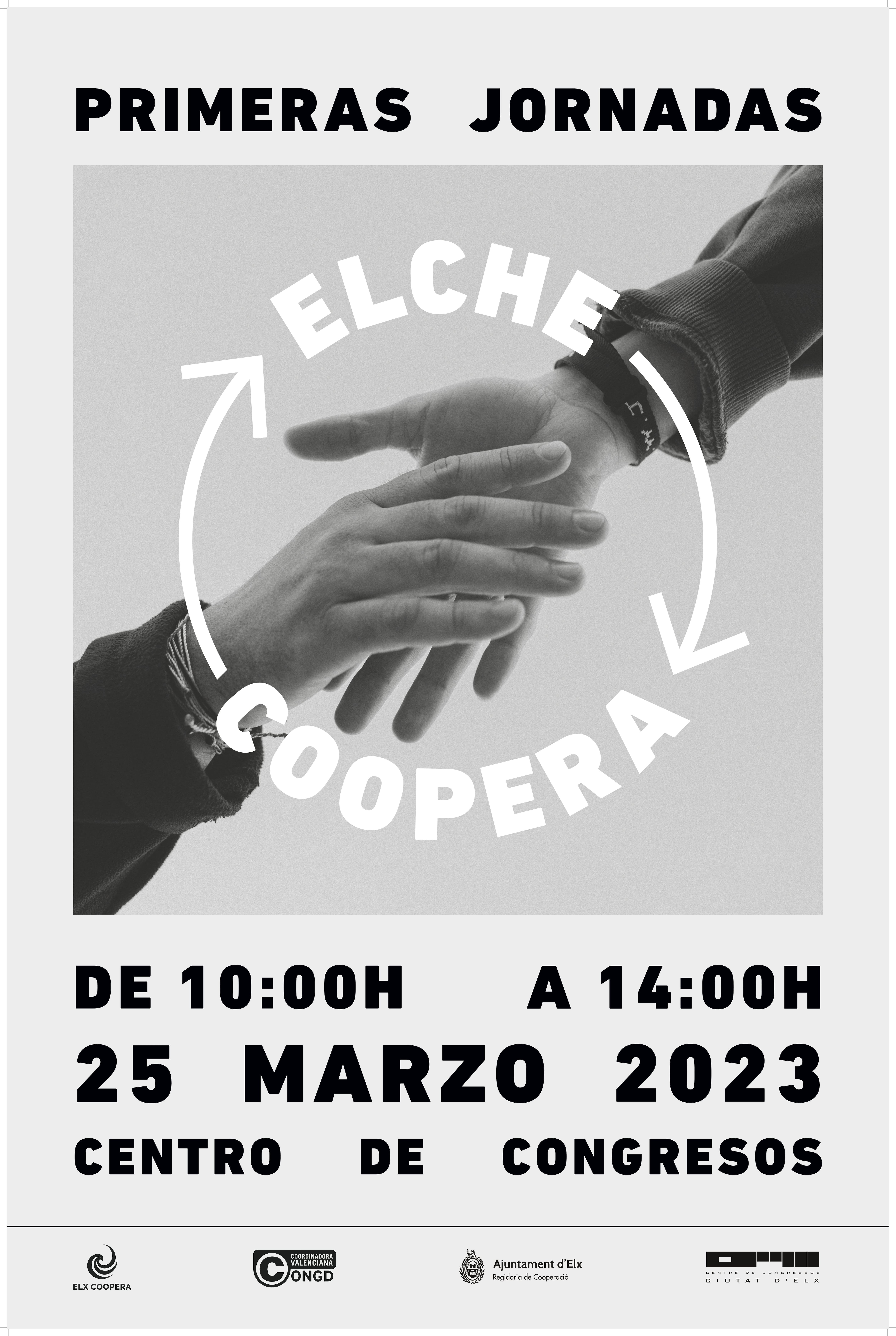 Cartel I Jornadas Elche Coopera