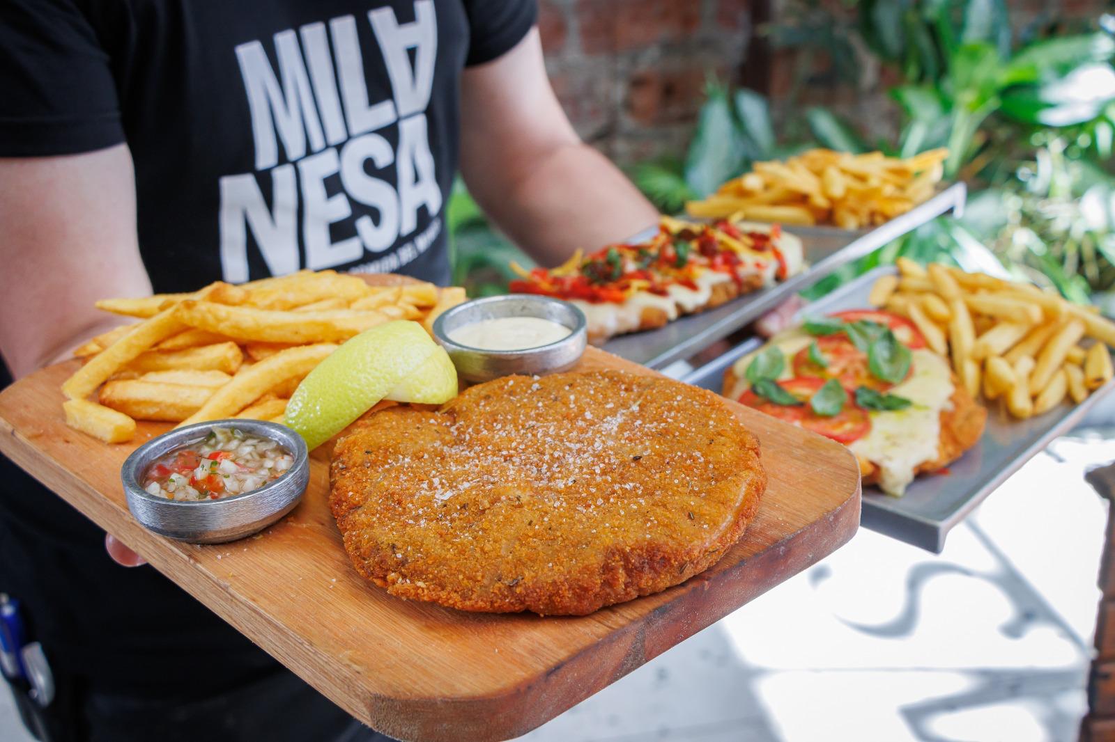 Milanesa del restaurante 'El Club de la Milanesa'.