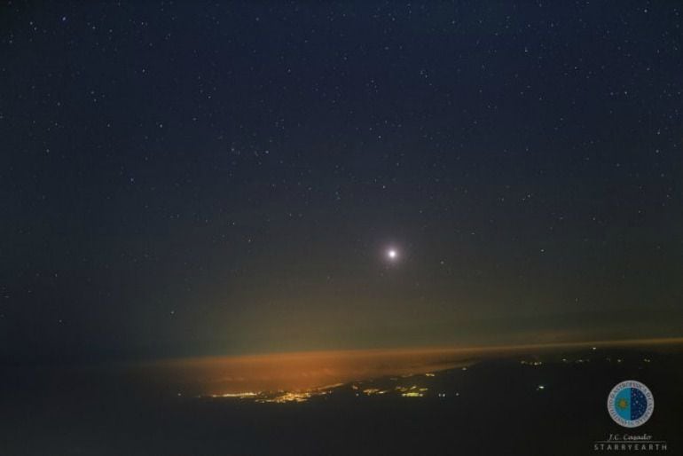 Imagen del cometa Catalina obtenida por uno de los telescopios del IAC, el Instituto de Astrofísica de Canarias. 