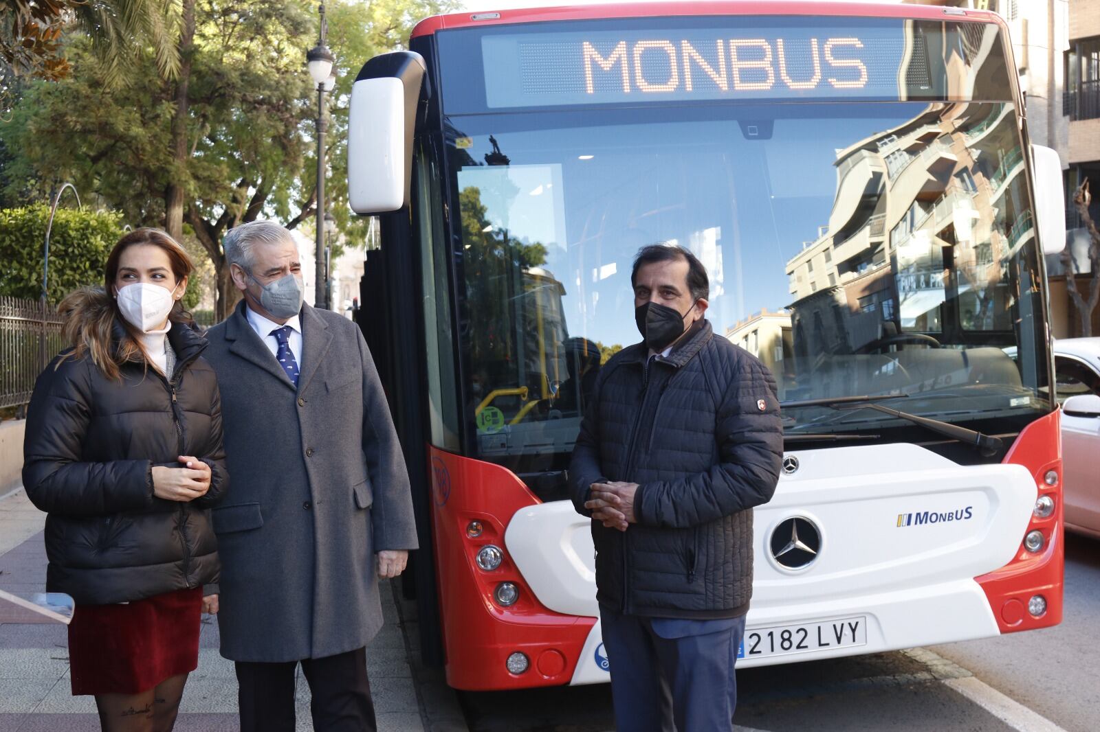 Monbus ha presentado los nuevos vehículos que prestan servicio a las pedanías del municipio de Murcia