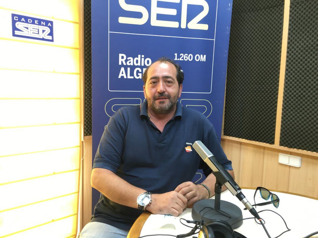 Javier Vega, hno. Mayor Hdad. del Rocío de Algeciras.