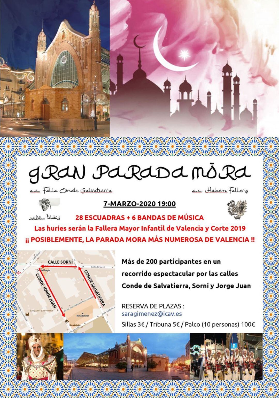 Imagen promocional de la gran parada mora de Conde Salvatierra-Cirilo Amorós