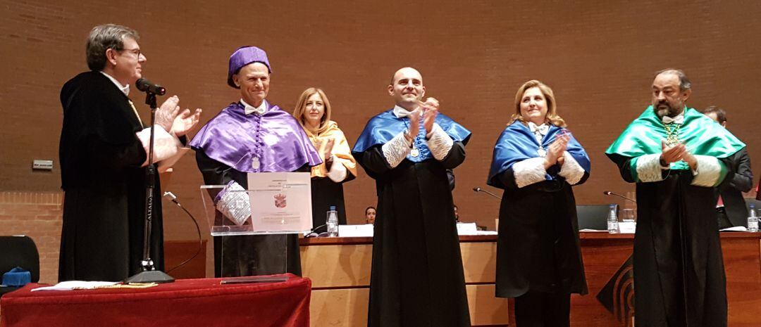 Izpisúa, en su nombramiento como doctor honoris causa por la UCLM