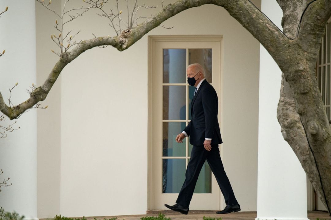 Joe Biden, presidente de los Estados Unidos, en la Casa Blanca