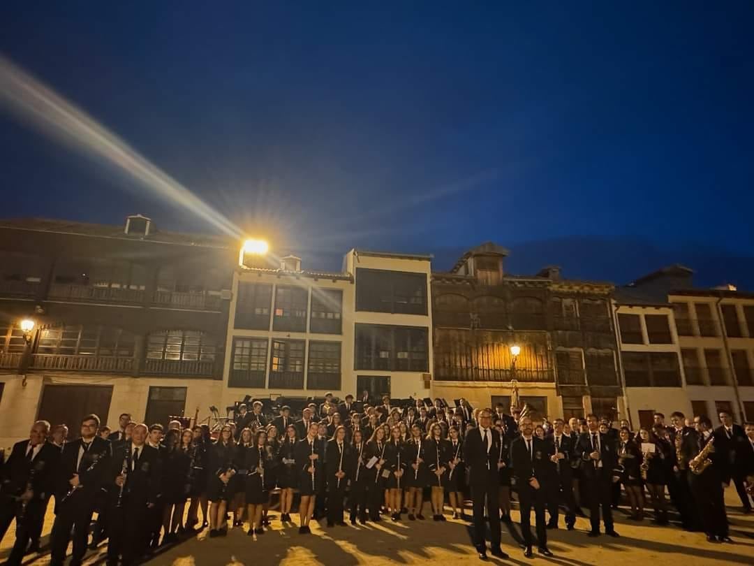 La Banda Municipal, en la Plaza del Coso