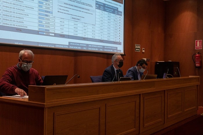 Un momento de la reunión