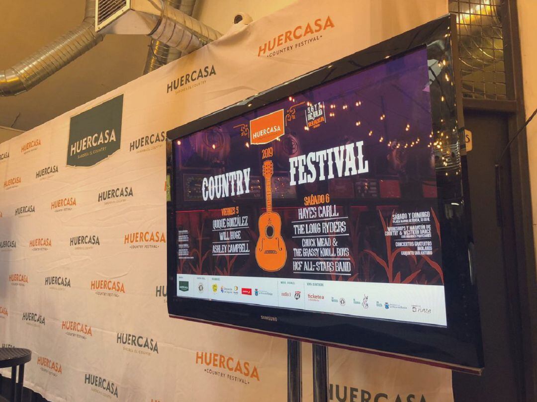 Cartel de la próxima edición del Huercasa Country Festival