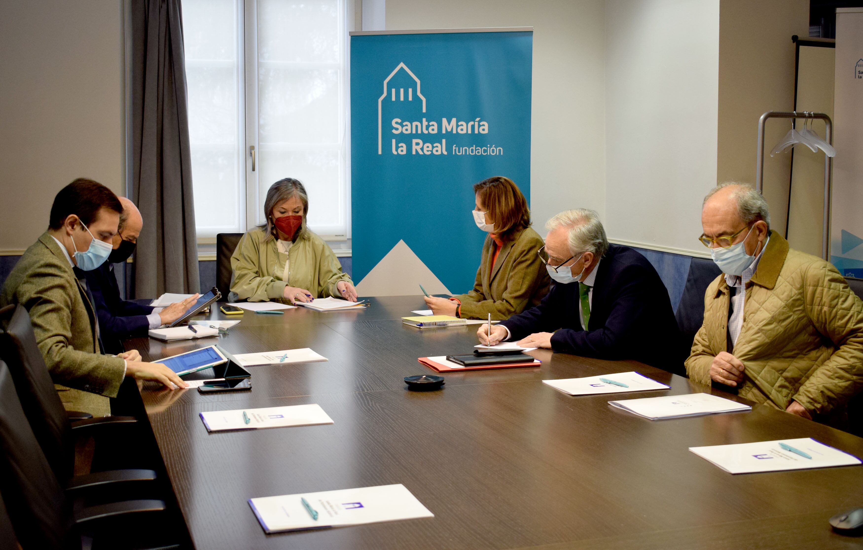 Imagen de la reunión del Patronato