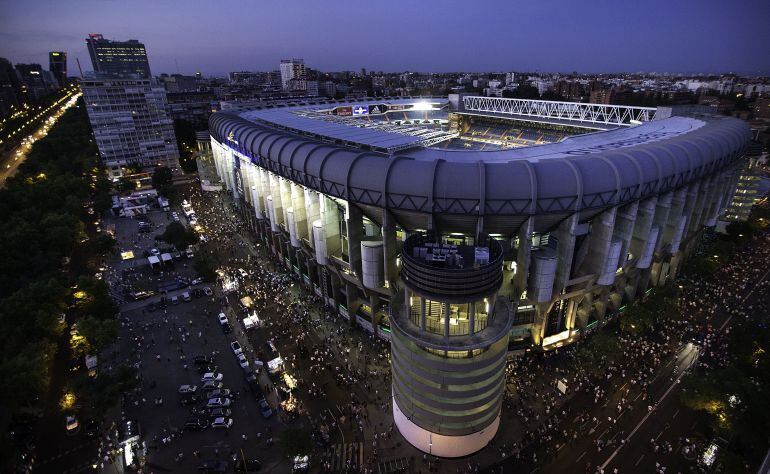 Vista general del Santiago Bernabéu