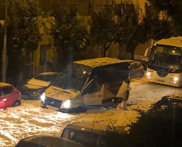 El centro de Málaga este jueves