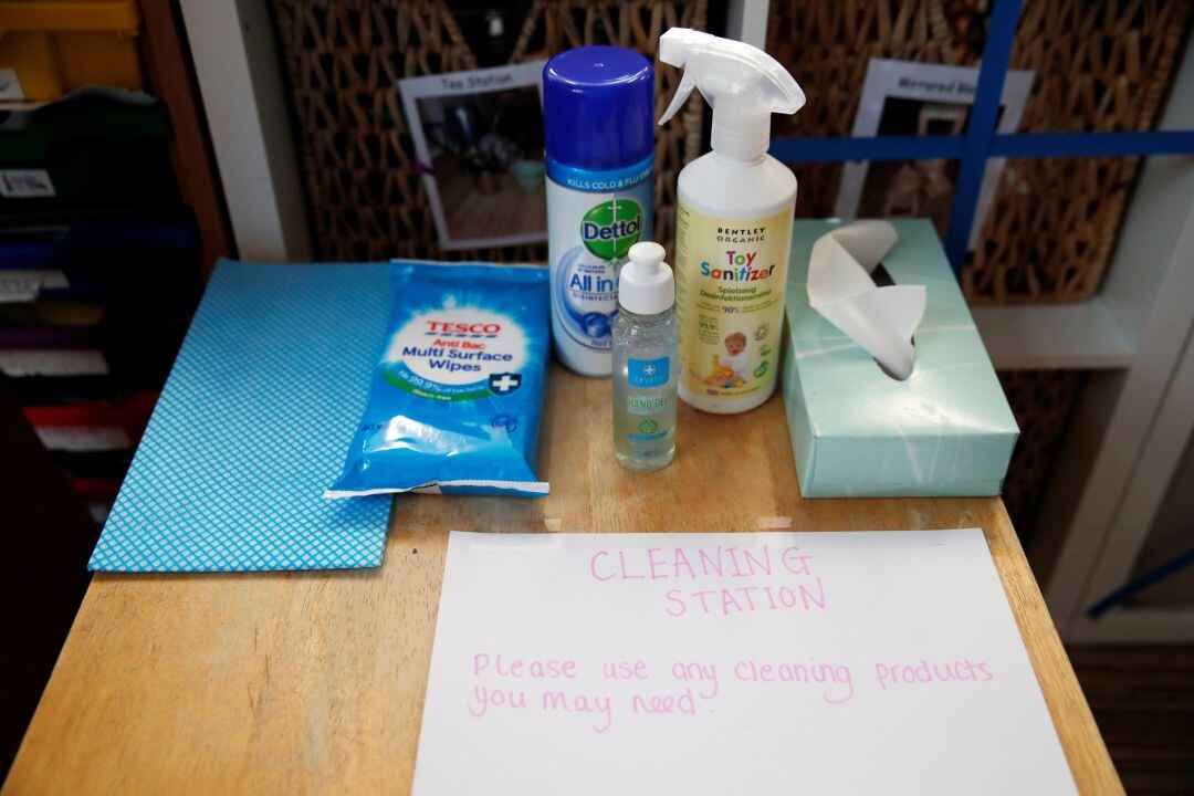 Material de limpieza contra el Covid-19