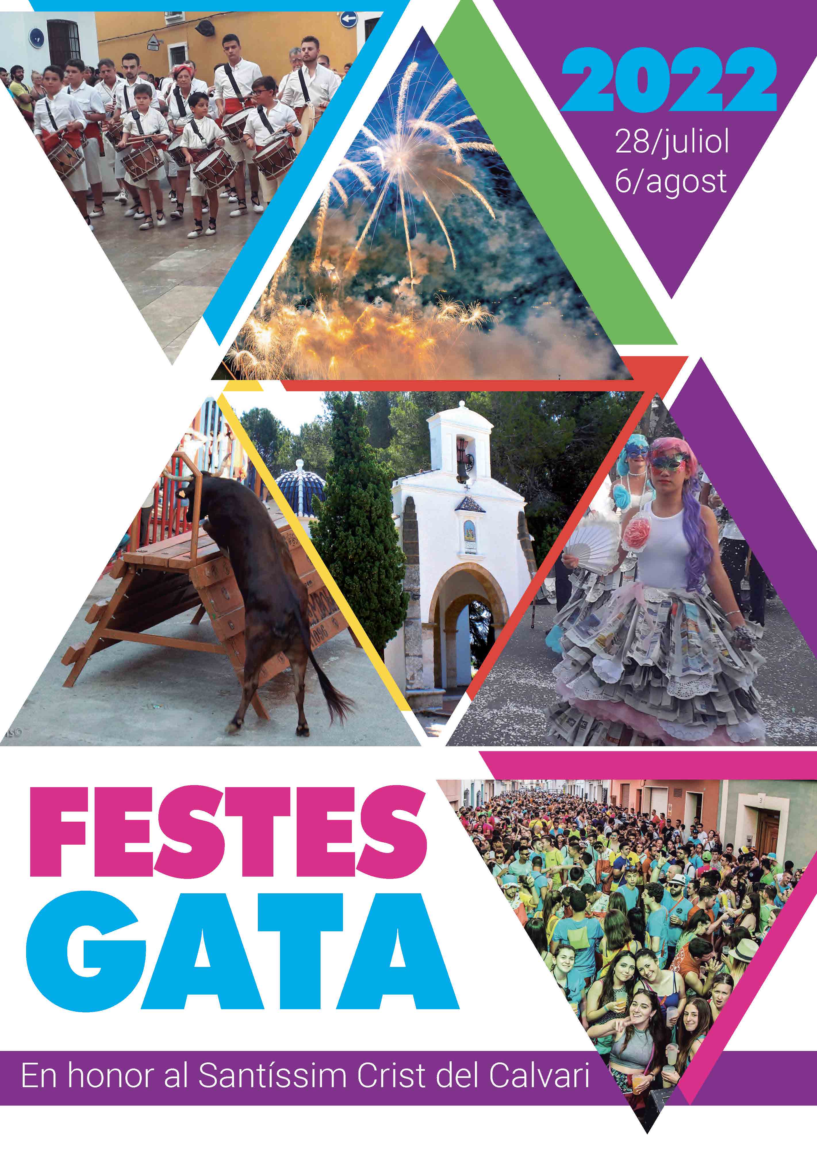 Portada de las fiestas de Gata de Gorgos 2022.