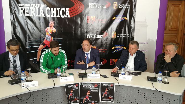 Óscar Husillos este viernes en el Ayuntamiento de Palencia