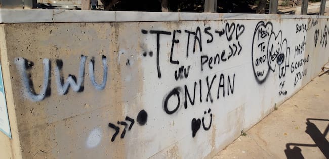 Pintadas en el Casco Antiguo de Alicante