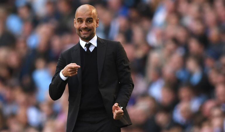 El técnico del City Pep Guardiola.