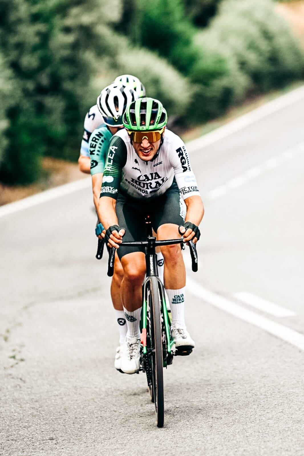 Barceló en pleno esfuerzo este domingo. Foto RFEC