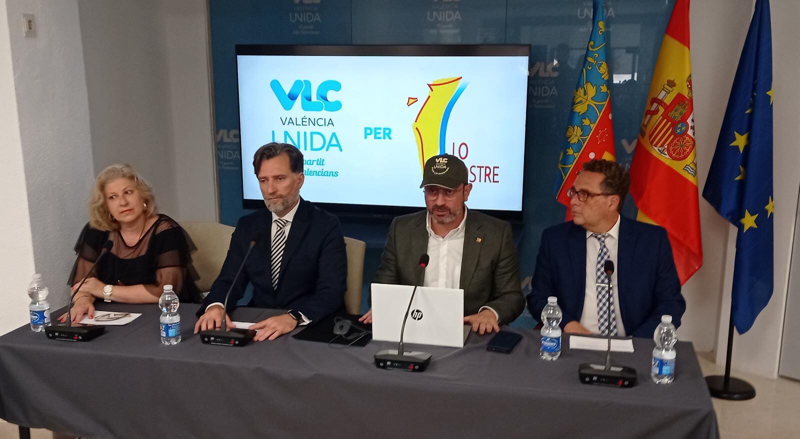 Vicente Lizondo, hace unos meses, durante la presentación de la coalición &quot;Valéncia Unida&quot;.