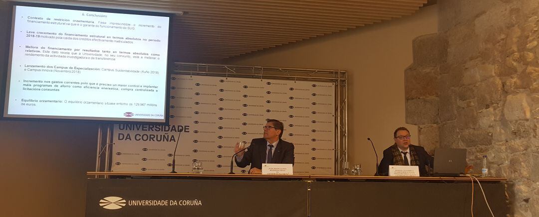 La Universidade de A Coruña presenta su presupuesto para 2019