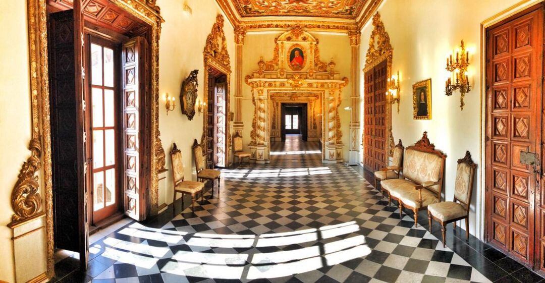 Salón de baile del Palau Ducal de Gandia 