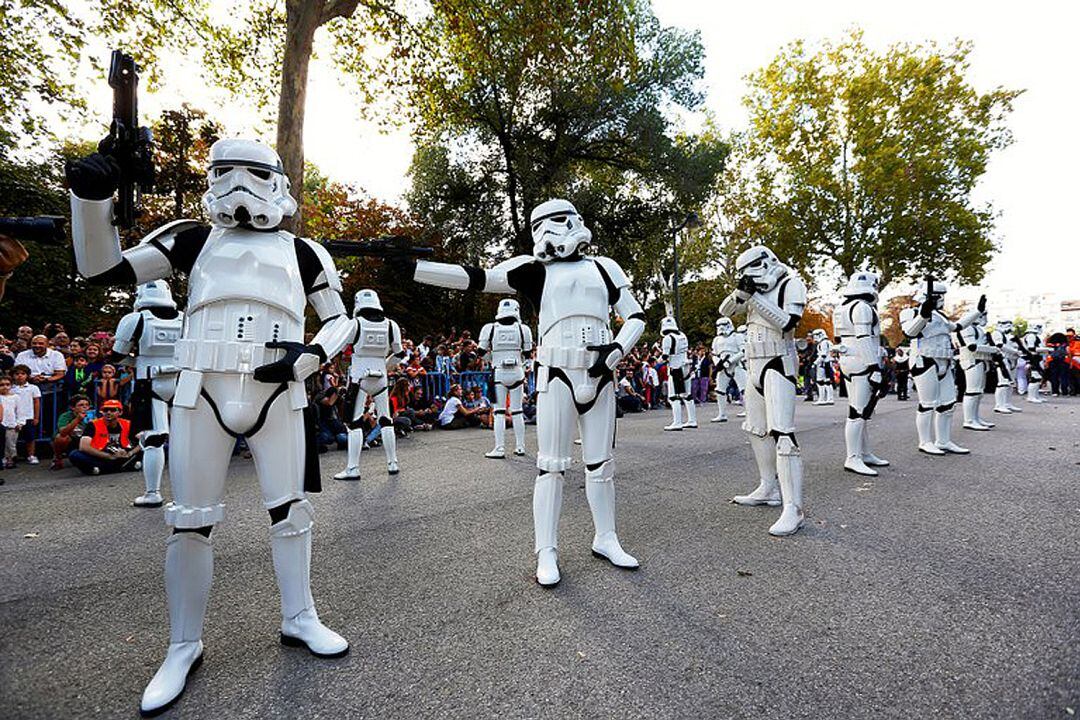 Hace dos años, las legiones imperiales ya desfilaron por las calles de Parla en solidaridad con Izan.