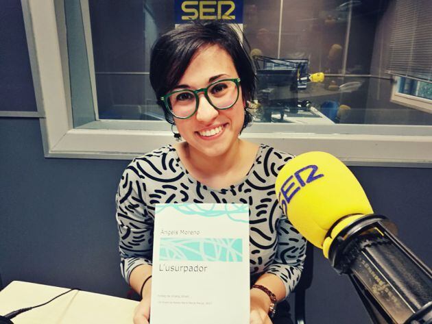 Àngels Moreno als estudis de la Cadena SER de Tarragona