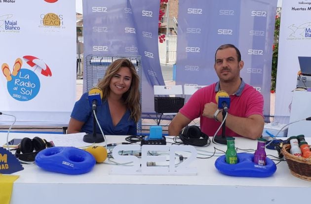 El presidente de EcoCultural, Antonio Zapata, antes de su intervención en la Radio al Sol