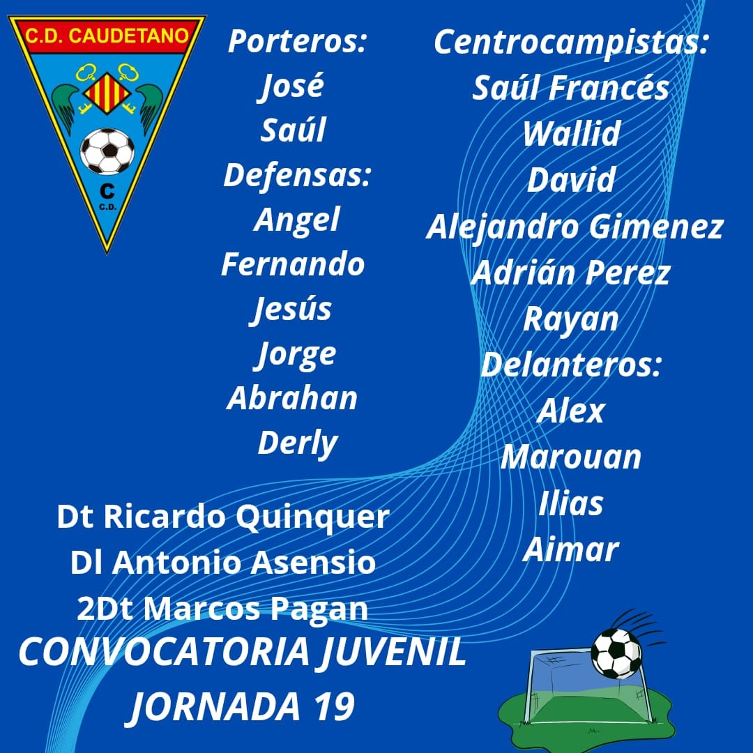 Convocatoria del juvenil